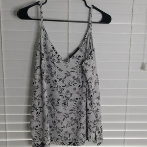 Black/White Reversible Tank Top